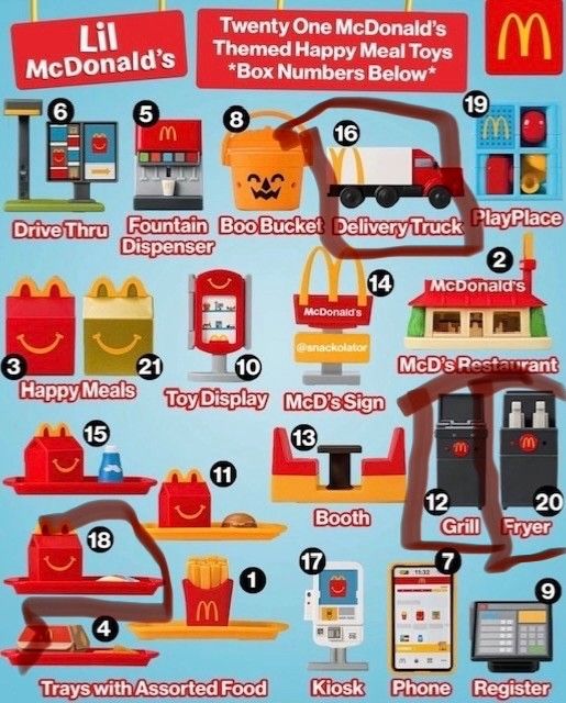 Lil McDonald’s toys