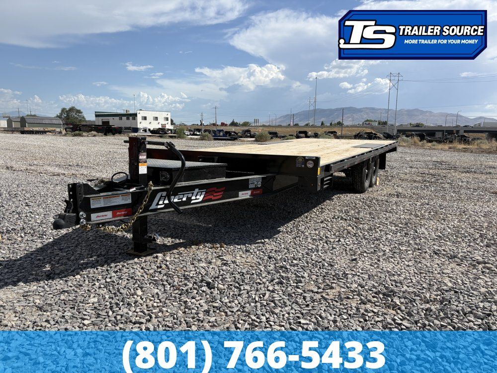 8.5x20 Liberty LOA Deckover Equipment Trailer - 15.4K GVWR -