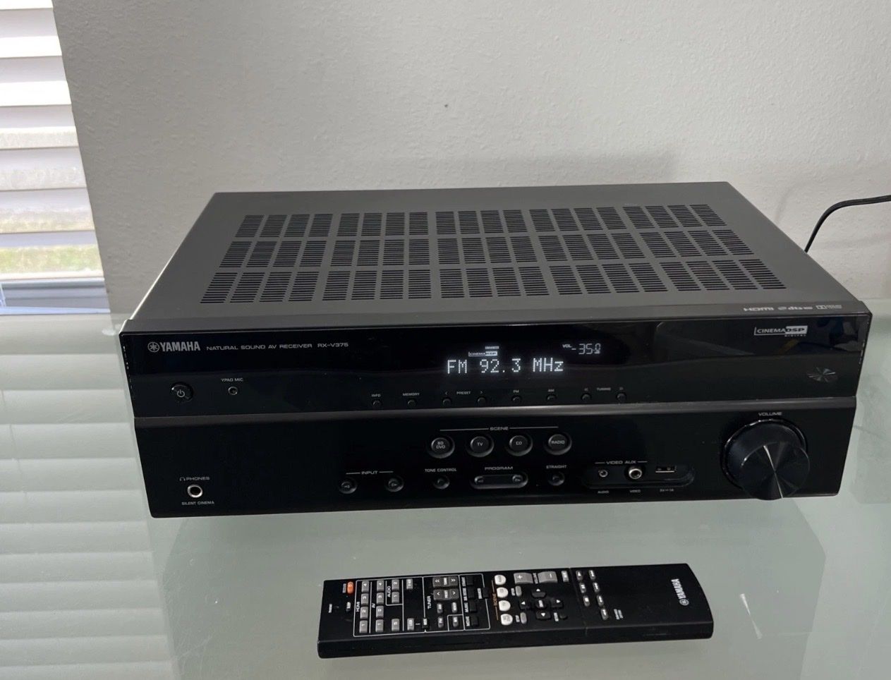 Yamaha RX-V375 5.1-channel home theater receiver