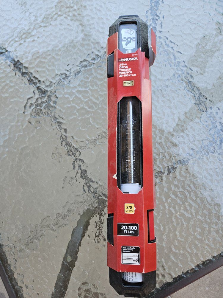 Husky 3/8 in. Drive Torque Wrench, 20-100 ft-lbs - New