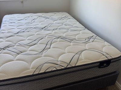 Queen Mattress, Box Spring & Frame
