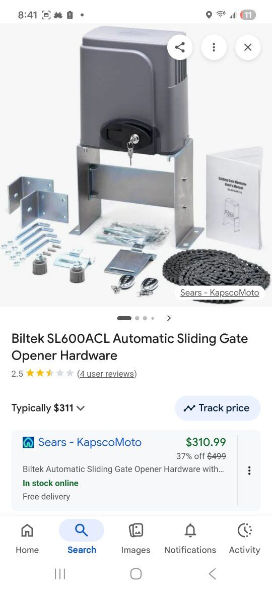 Electric Sliding Gate opener