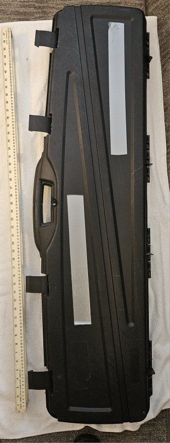 Gun case for travel.