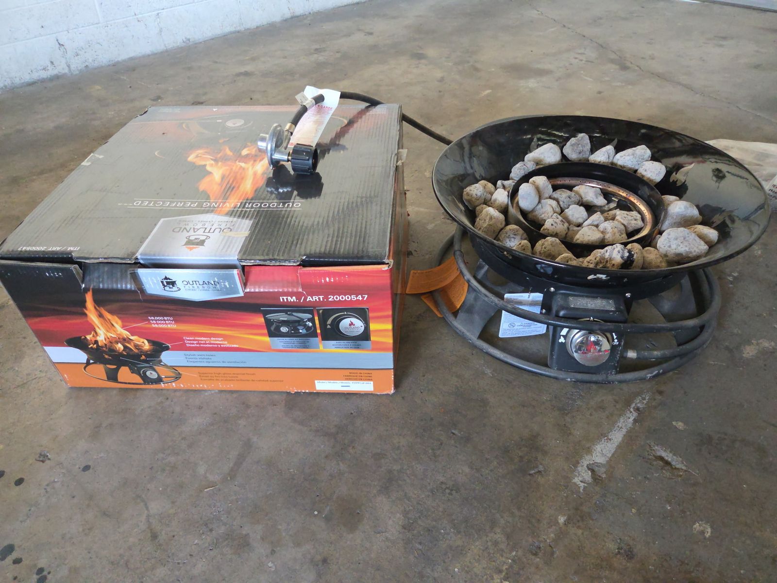 Outland Living Portable Propane Gas Fire Pit - Used Twice, Excellent Condition