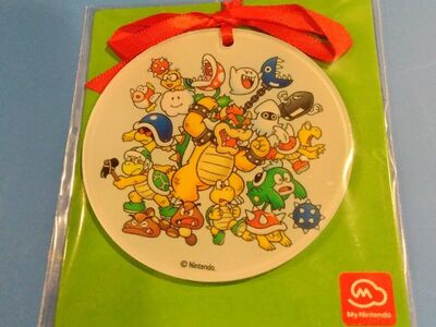 Super Mario Villains Holiday Ornament