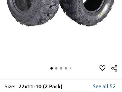 2 New Kenda Bearclaws. 22x11 10