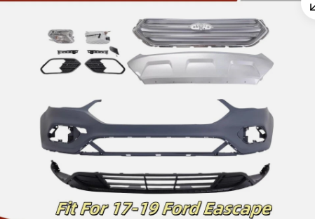 New - Ford Escape 2017-2019 Front Bumper Cover Set