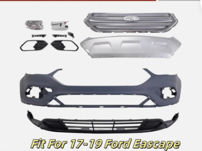 New - Ford Escape 2017-2019 Front Bumper Cover Set