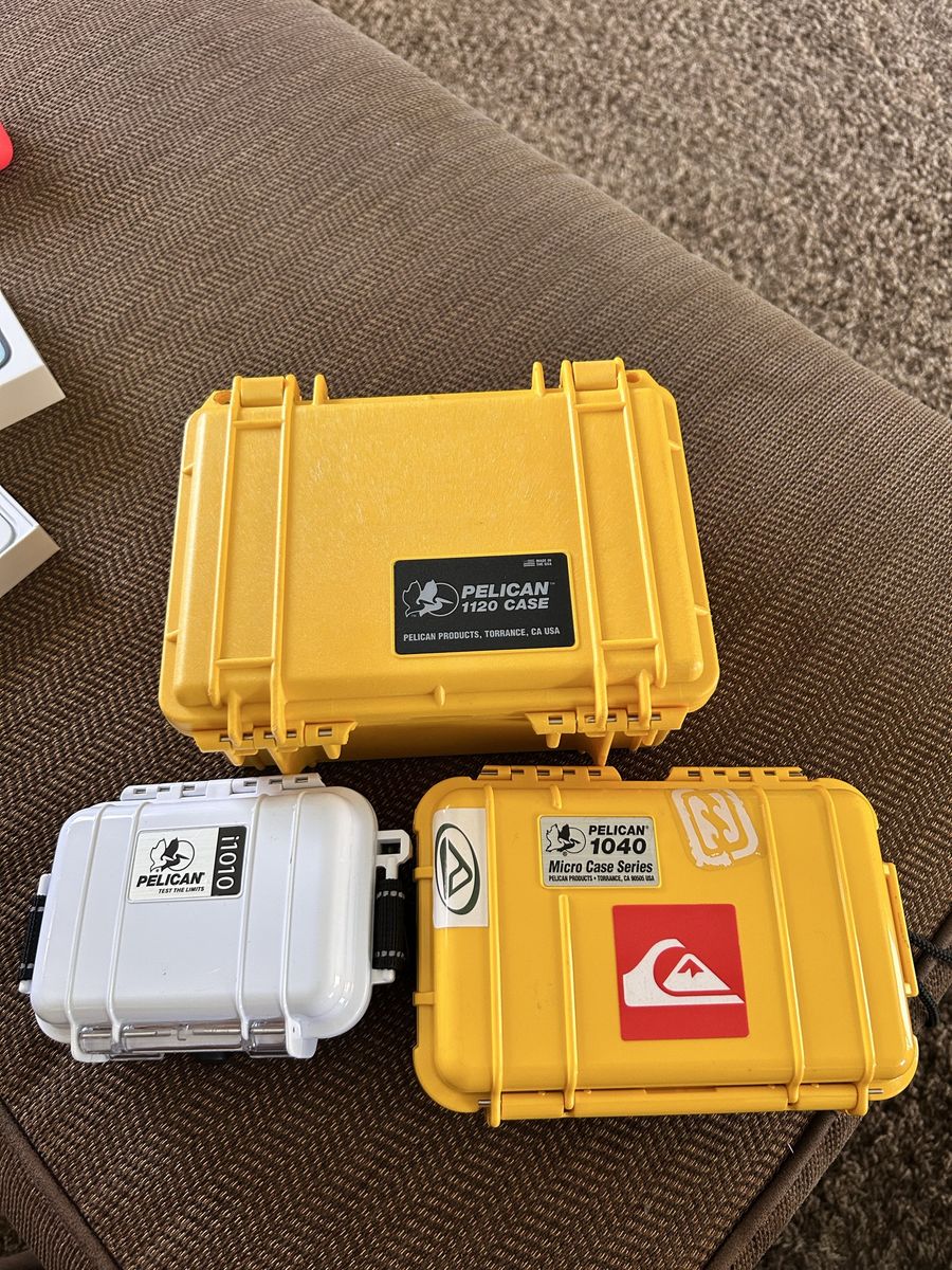 3 pelican cases