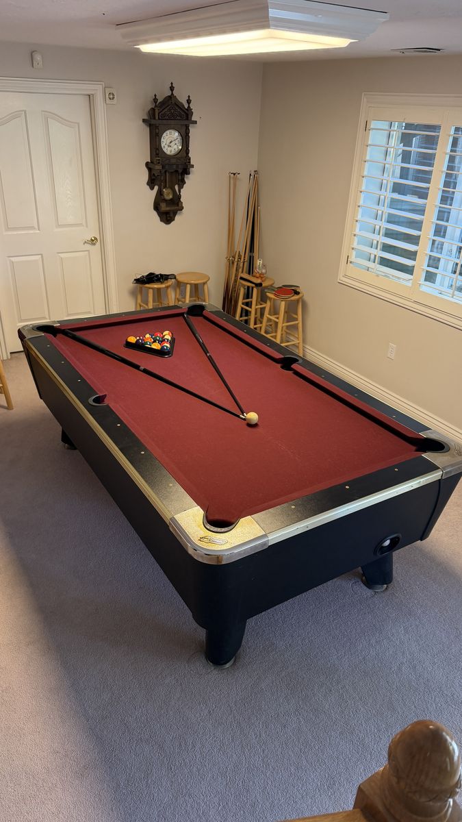 7 Foot Dynamo Pool Table - Converted to 'Free Play'