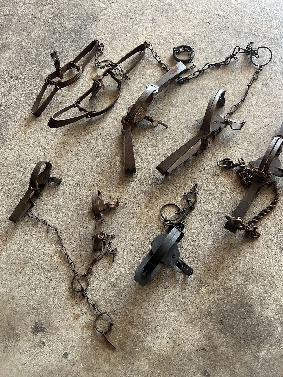8 antique traps