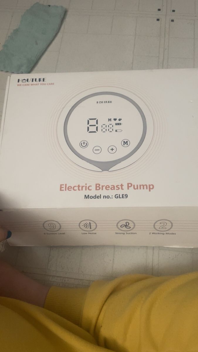 iHauture GLE9 Electric Breast Pump - Low Noise, Strong Suction, 2 Working Modes