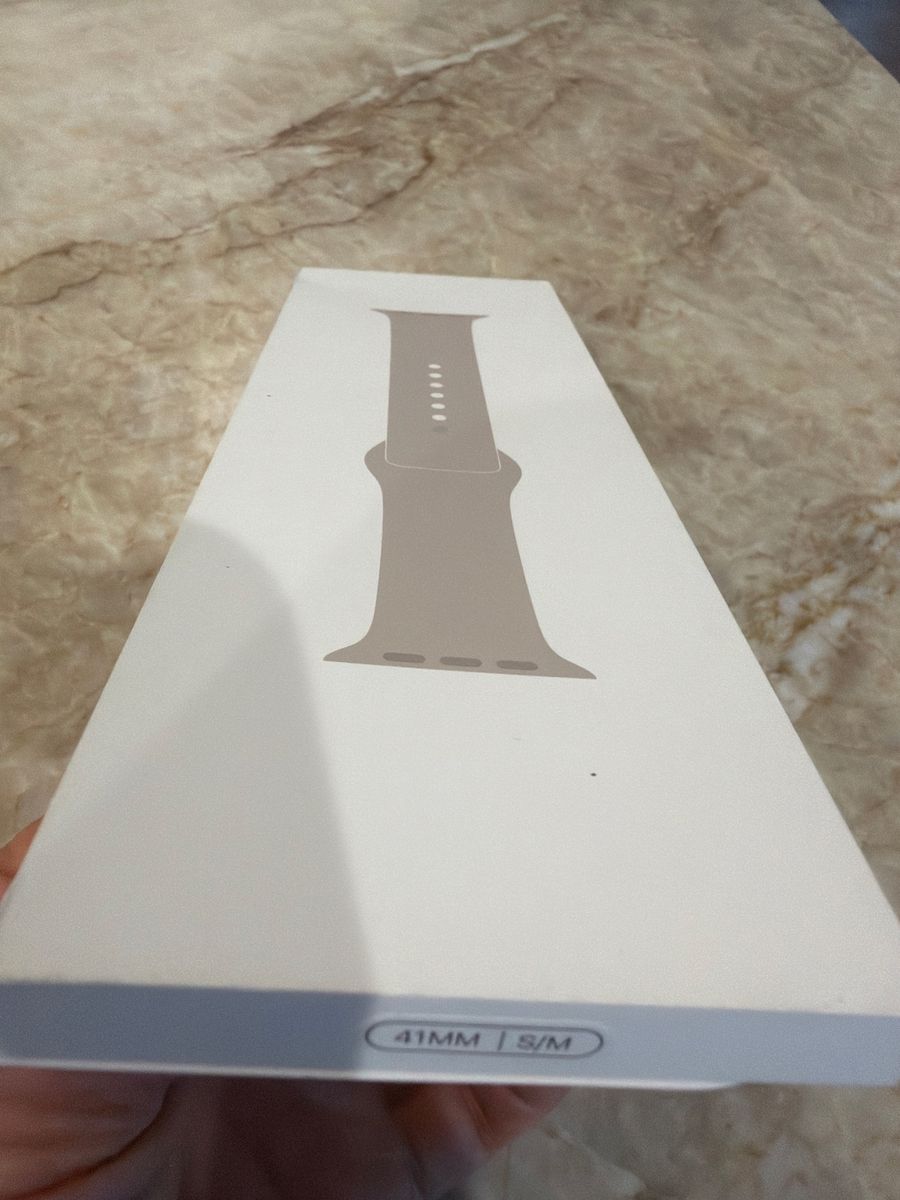 Apple Watch Sport Band 41mm S/M in Starlight