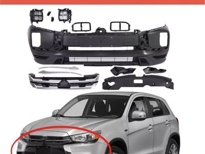 2025 New Version Front Bumper Assembly for Mitsubishi Outlander Sport / RVR (2020-2022) - Complete Kit