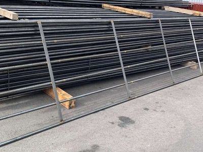 Continuous Fence Panel 1-1/4 inch OD 6 rail - 14 gauge wall thickness 4' x 20' - $165.95ea