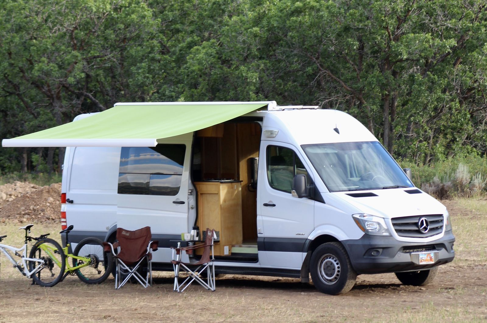 2014 Mercedes-Benz Sprinter 2500 High Roof Camper Van – Professionally Built, Off-Grid Ready - Designed by cyclists for cyclists
