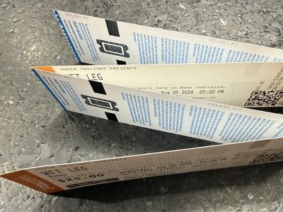 4-Wet Leg GA tickets-Ogden Twight