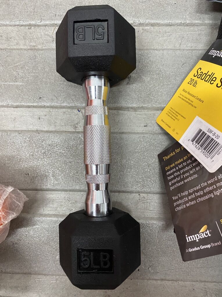 SINGLE 5lb DUMBBELL $5