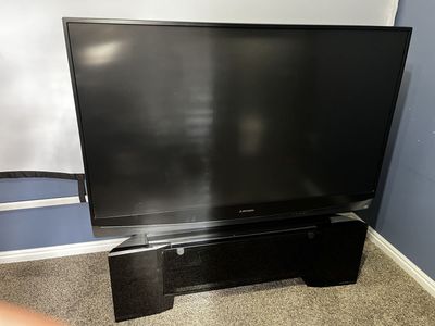Mitsubishi TV 60”-inch DLP-Integrated Stand-Multiple HDMI Input