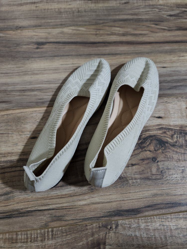 Womens size 7 flats summer dress shoes