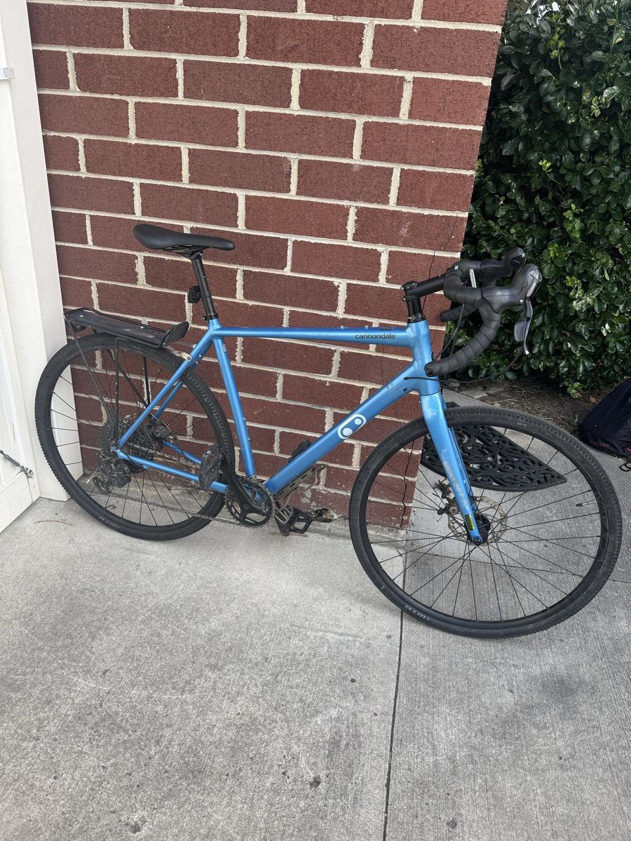 Cannondale Topstone 4 Gravel Bike - Blue, Size Large, Aluminum Frame w/ Carbon Fork