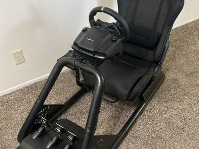 Logitech G920 Racing Wheel, Pedals & Shifter with GTPLAYER Sim Racing Cockpit