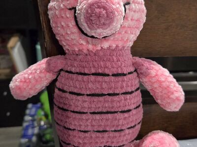 Handmade Crochet Piglet