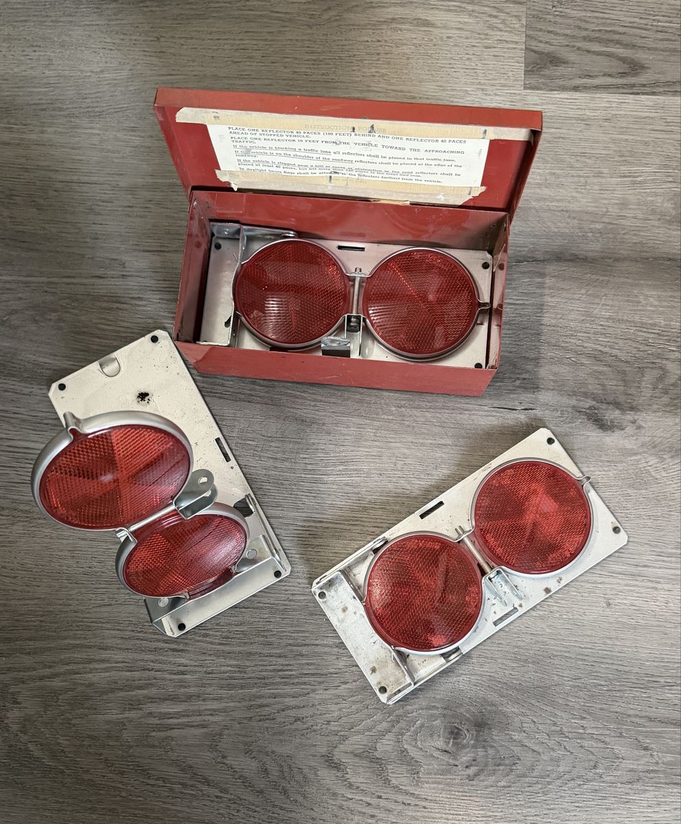Circa 1950’s-1960’s Vintage Automobilia Roadside Kit