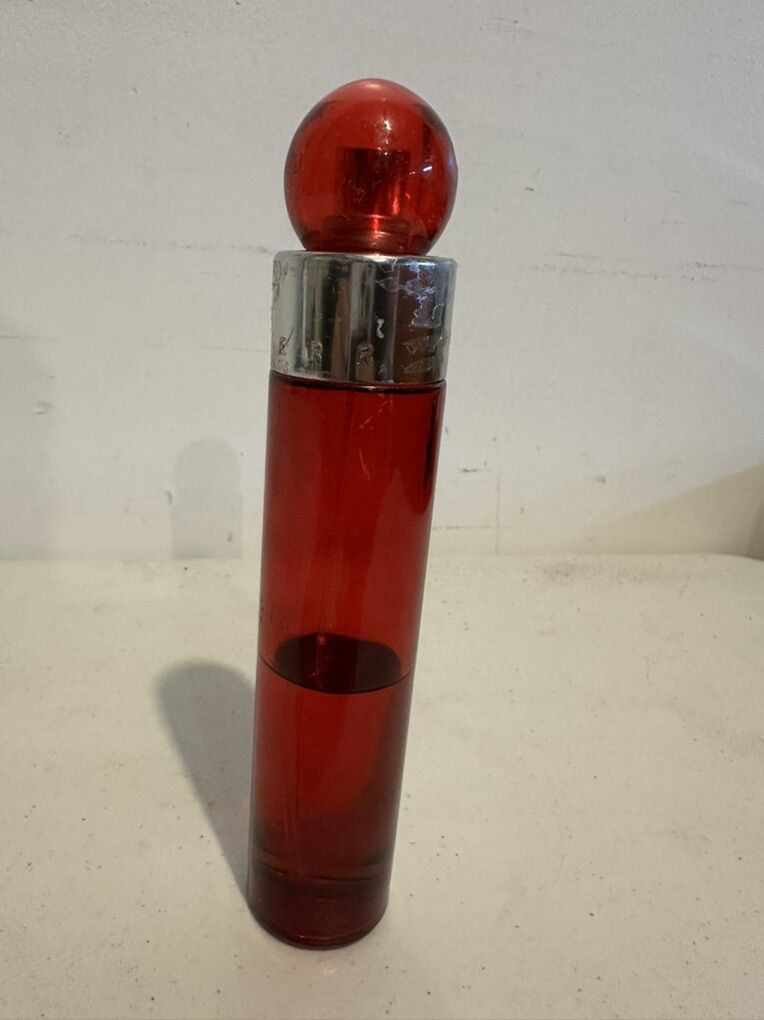 1/2 Bottle Perry Ellis 360 Red for Men 3.4oz