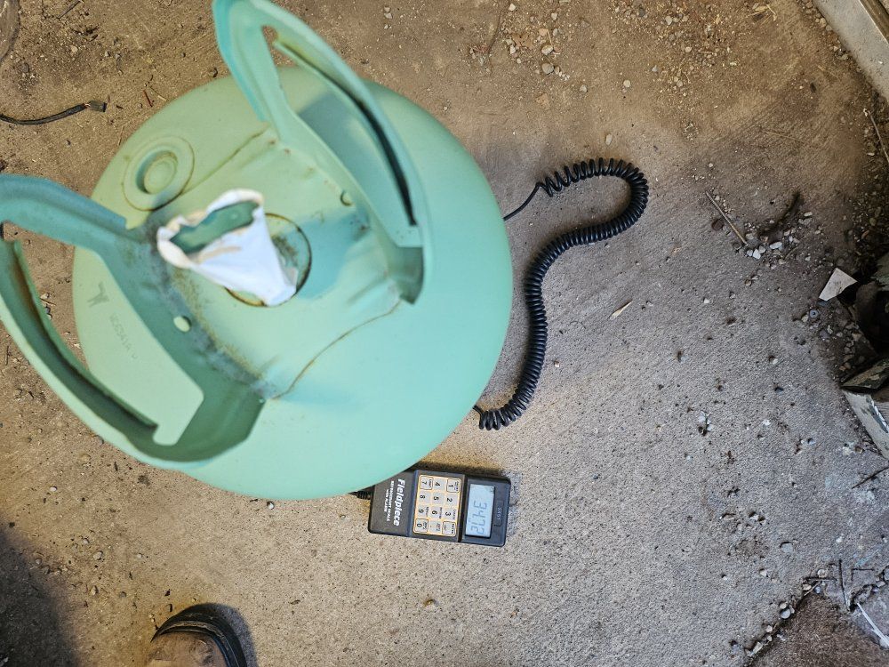 R22 refrigerant 25$ per # evacuated  reclaim tank 45$ per
