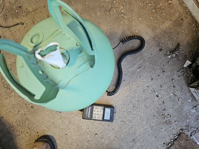 R22 refrigerant 25$ per # evacuated reclaim tank 45$ per