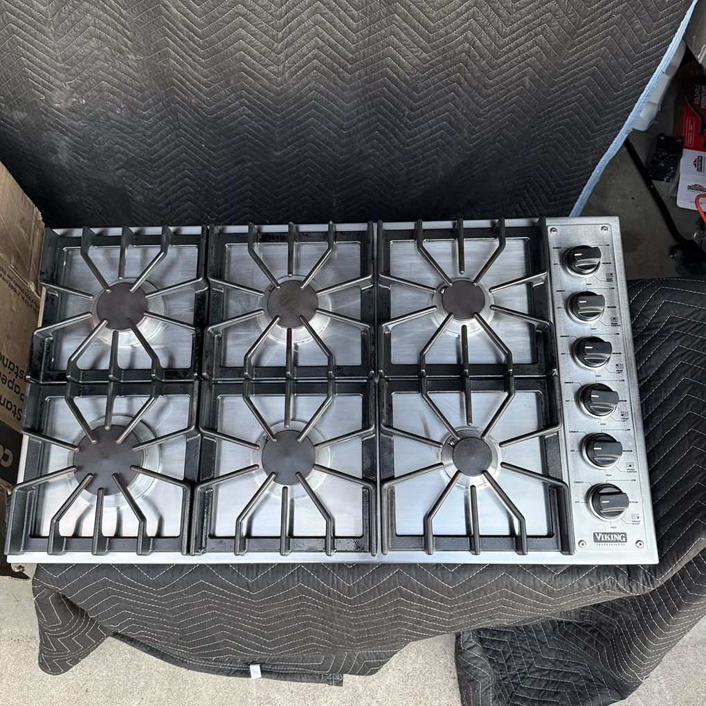 Viking Professional 36 6-Burner Gas Cooktop