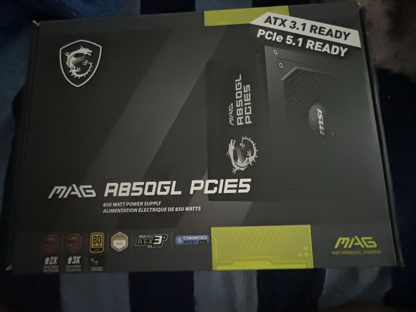 MSI A850GL PSU LOCAL MEETUP AT SUNSET POLICE STATION UTAH, CASH ONLY