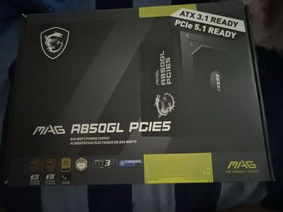 MSI A850GL PSU LOCAL MEETUP AT SUNSET POLICE STATION UTAH, CASH ONLY