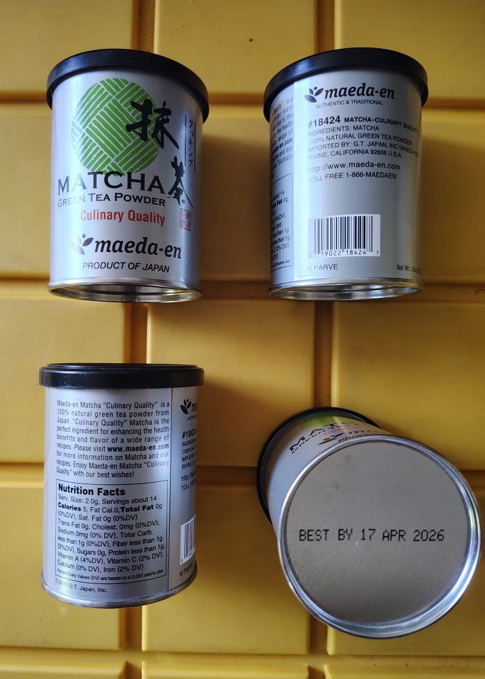 Maeda-en Matcha Green Tea Powder Culinary Quality EXP 4/26