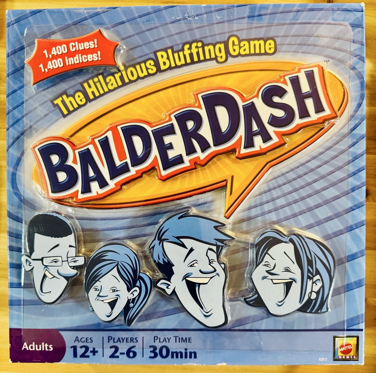 Mattel Games Balderdash The Hilarious Bluffing Game 2-6 Players Ages 12+ NEW -SEALED $