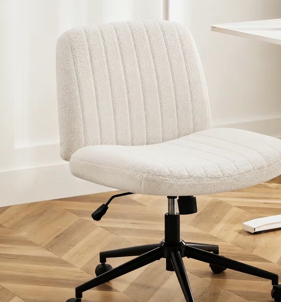 Armless Adjustable Cross-Legged Office Chair - Furniture