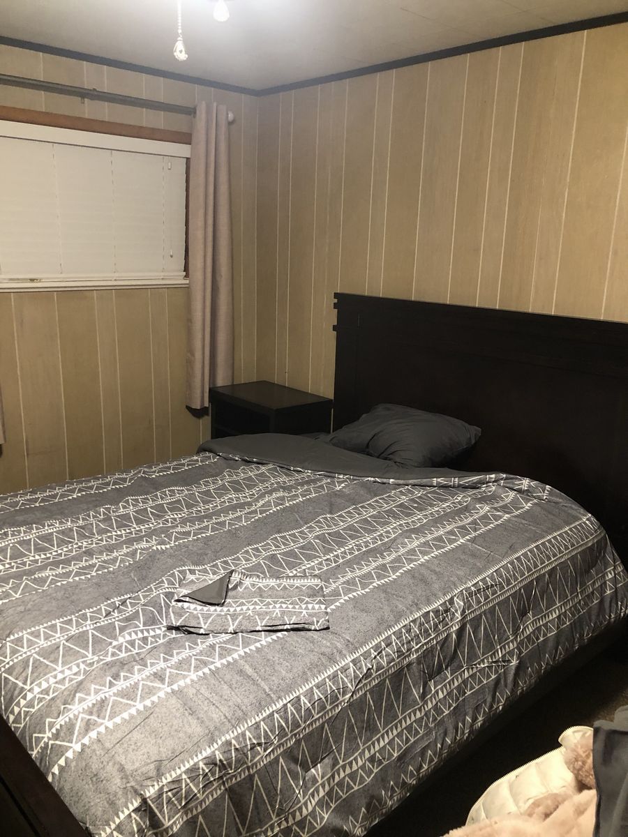Dark Brown Bedset + Dresser + Two Night Stands
