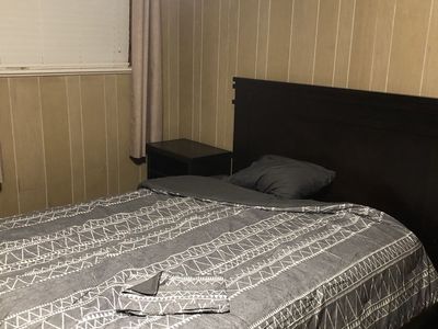 Dark Brown Bedset + Dresser + Two Night Stands