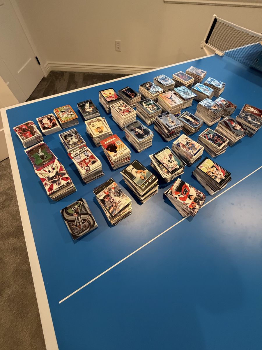 Large Collection of Assorted Sports Trading Cards - Football, Baseball, Basketball, Hockey