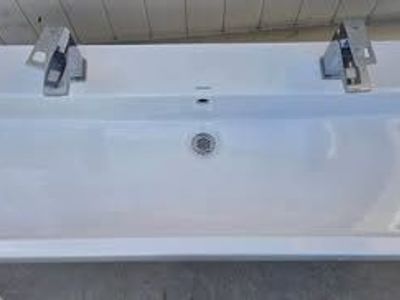 Duravit Vero 1200mm Double Faucet Sink Basin