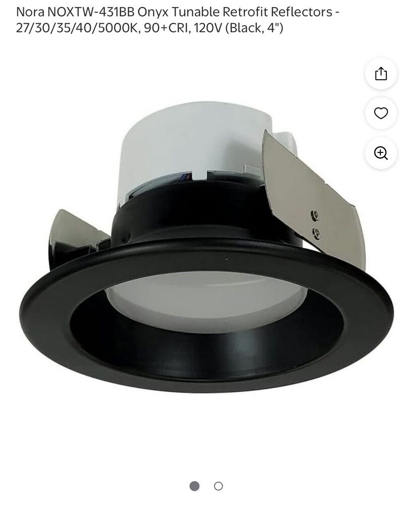4" Black LED Retrofit Selectable Lights (6)