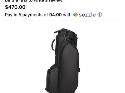 Titleist 2026 LINKSLEGEND Members 5-Way Golf Stand Bag - Black
