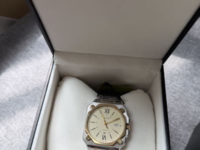 Gucci 25H Two-Tone Automatic Watch, 38mm, Stainless Steel & Gold, New in Box with Tags