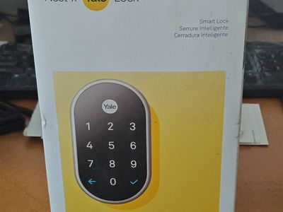 Nest x Yale Lock Smart Lock RB-YRD540-WV-619 Works with Hey Google Satin Nickel