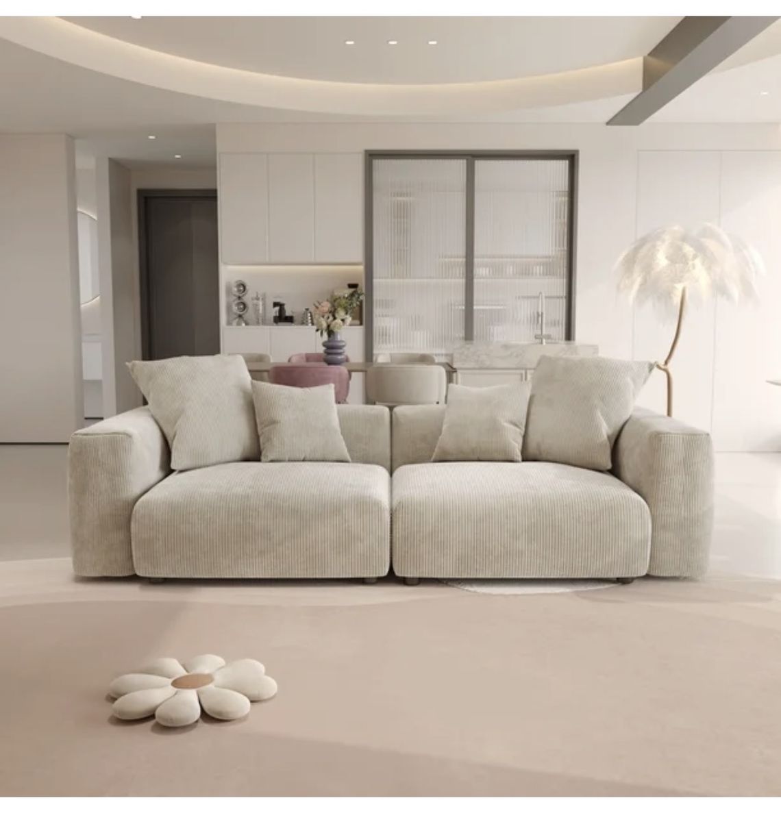 Magic home 2-Seat Sofa,Beige