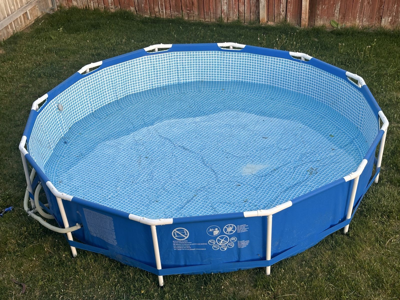 Intex 10ft x 30in Easy Set Frame Pool - Used, Complete Set, Ready for Summer Fun!