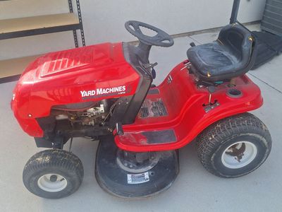 Yard Machines riding lawn mower 42"