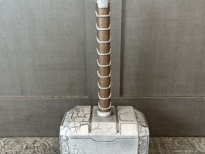 Avengers Thor Mjolnir Hammer Prop Custom Paint 3D Printed