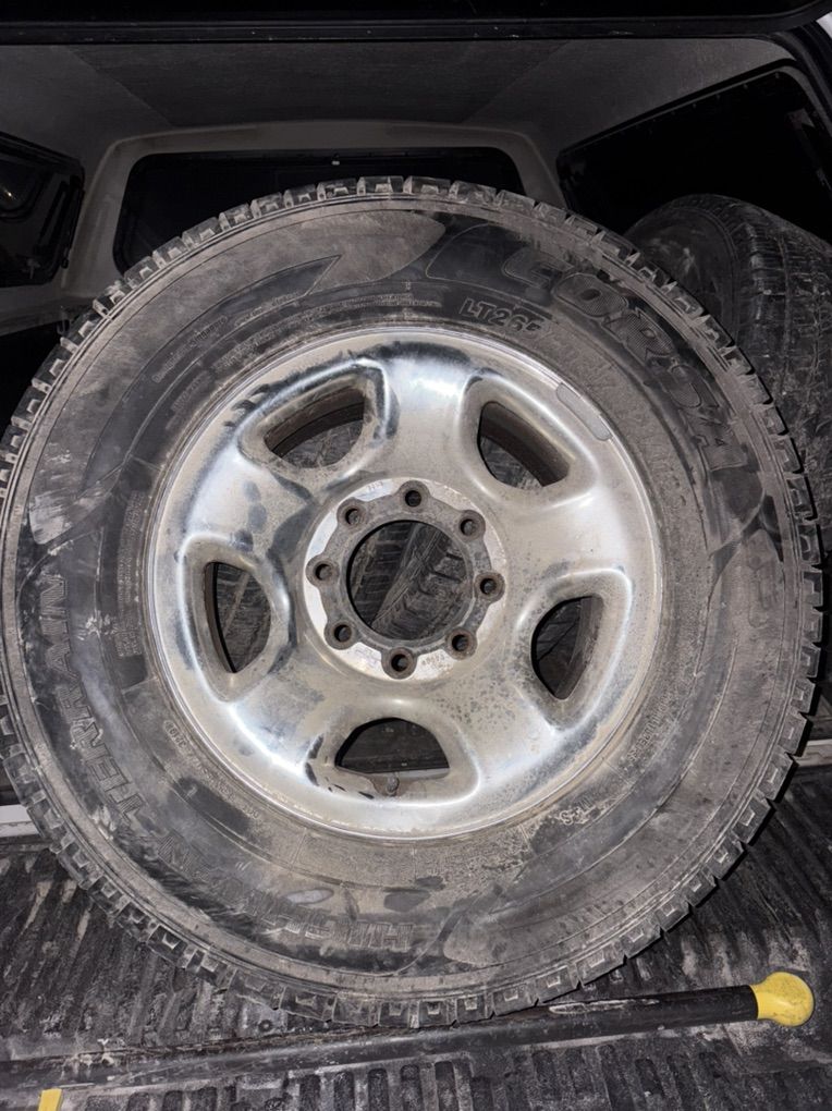 265/70R17 on Stock 08 Dodge Rims